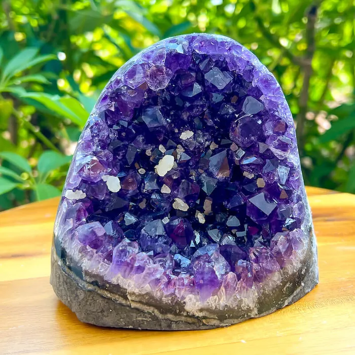 Magic Crystals Charm Necklaces Polished Amethyst Geode Cluster Cathedral Amethyst Group 1
