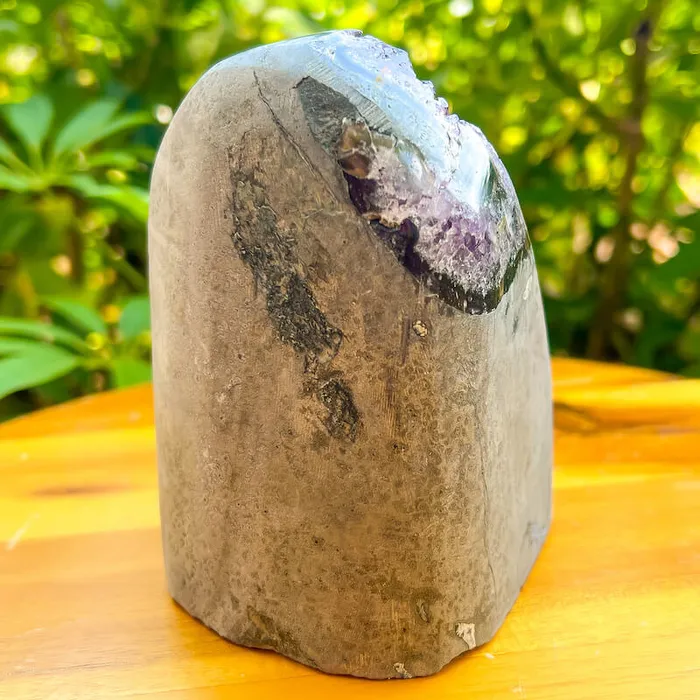 Magic Crystals Charm Necklaces Polished Amethyst Geode Cluster Cathedral Amethyst Group 1