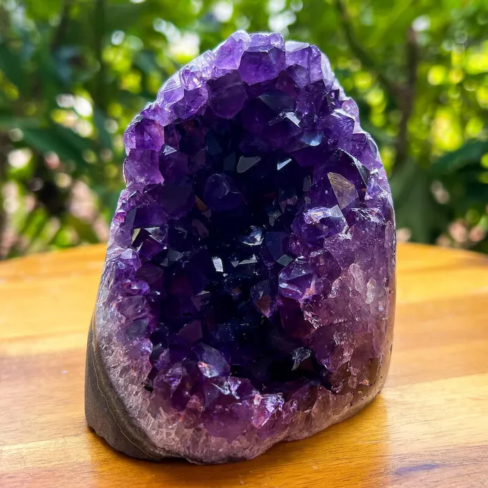 Magic Crystals Charm Necklaces Polished Amethyst Geode Cluster Cathedral Amethyst Group 1