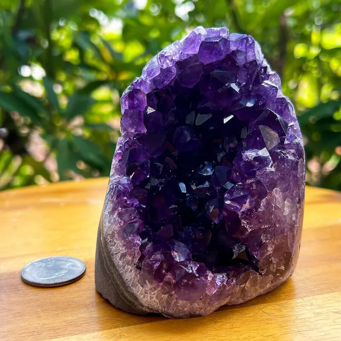Magic Crystals Charm Necklaces Polished Amethyst Geode Cluster Cathedral Amethyst Group 1
