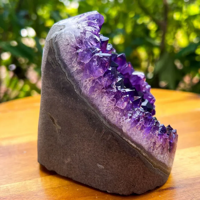 Magic Crystals Charm Necklaces Polished Amethyst Geode Cluster Cathedral Amethyst Group 1