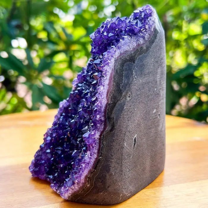 Magic Crystals Charm Necklaces Polished Amethyst Geode Cluster Cathedral Amethyst Group 1