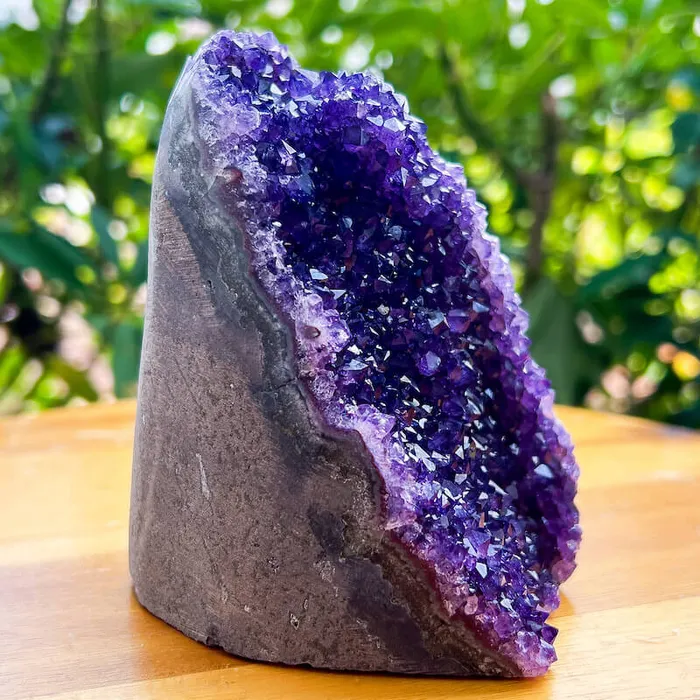 Magic Crystals Charm Necklaces Polished Amethyst Geode Cluster Cathedral Amethyst Group 1