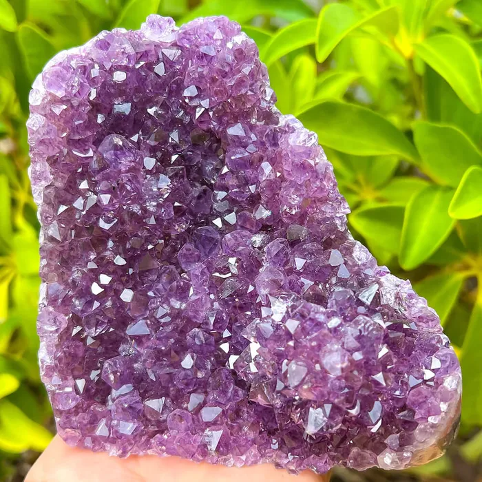 Magic Crystals Charm Necklaces Polished Amethyst Geode Cluster Cathedral Amethyst Group 1