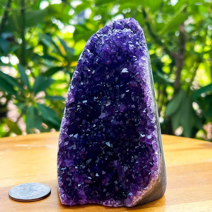 Magic Crystals Charm Necklaces Polished Amethyst Geode Cluster Cathedral Amethyst Group 1