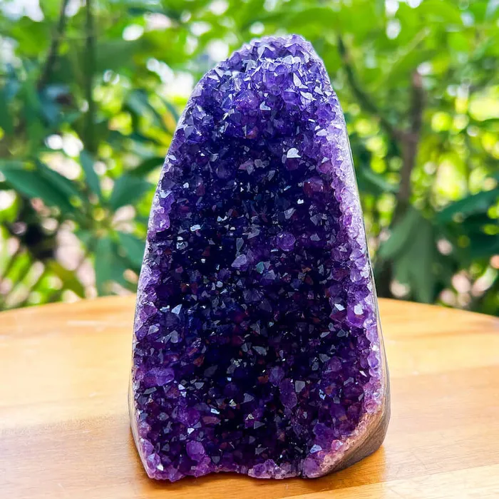 Magic Crystals Charm Necklaces Polished Amethyst Geode Cluster Cathedral Amethyst Group 1