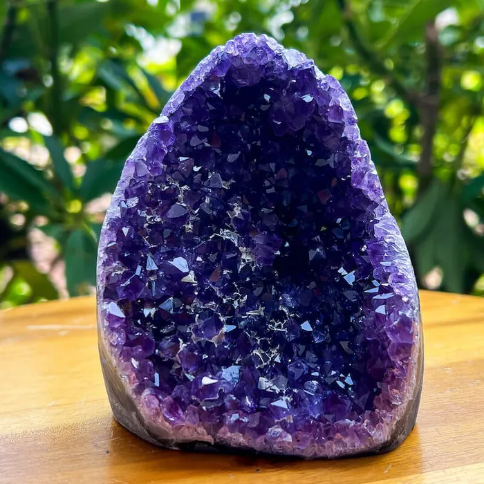 Magic Crystals Charm Necklaces Polished Amethyst Geode Cluster Cathedral Amethyst Group 1