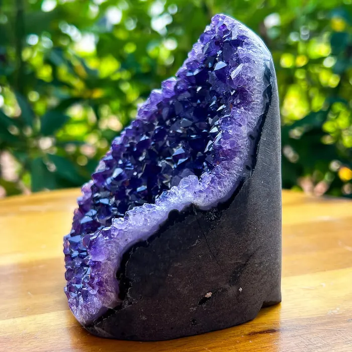 Magic Crystals Charm Necklaces Polished Amethyst Geode Cluster Cathedral Amethyst Group 1