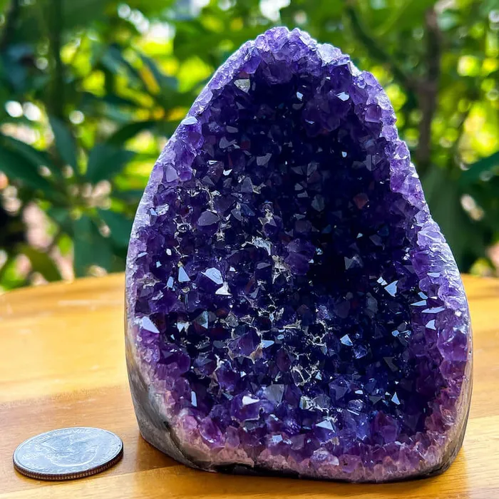 Magic Crystals Charm Necklaces Polished Amethyst Geode Cluster Cathedral Amethyst Group 1
