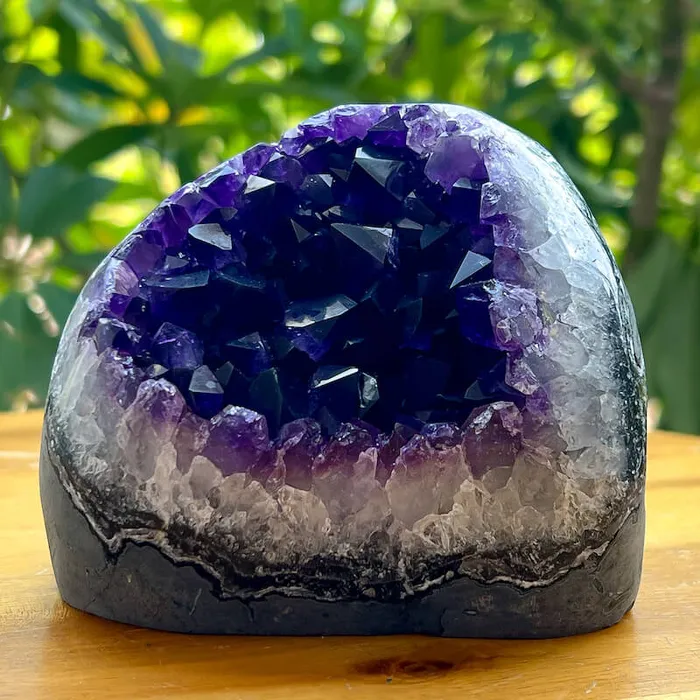 Magic Crystals Charm Necklaces Polished Amethyst Geode Cluster Cathedral Amethyst Group 1