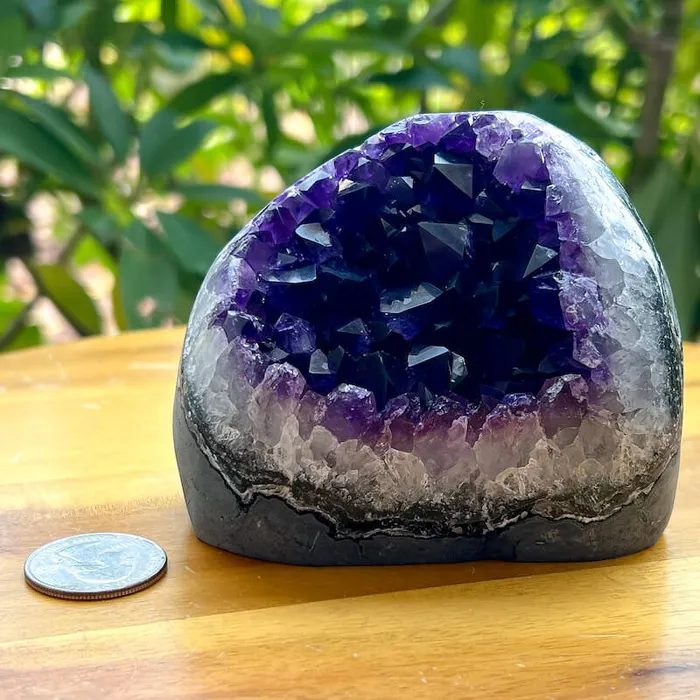 Magic Crystals Charm Necklaces Polished Amethyst Geode Cluster Cathedral Amethyst Group 1