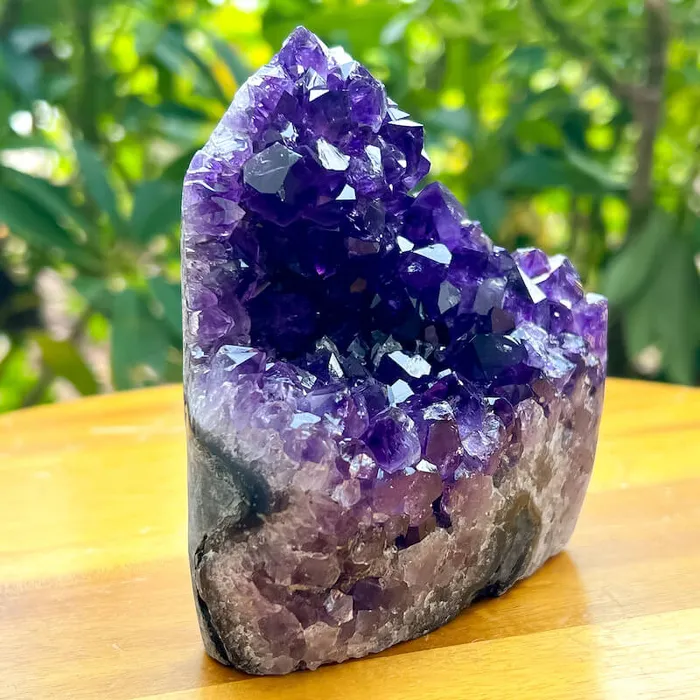 Magic Crystals Charm Necklaces Polished Amethyst Geode Cluster Cathedral Amethyst Group 1