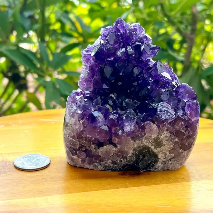 Magic Crystals Charm Necklaces Polished Amethyst Geode Cluster Cathedral Amethyst Group 1