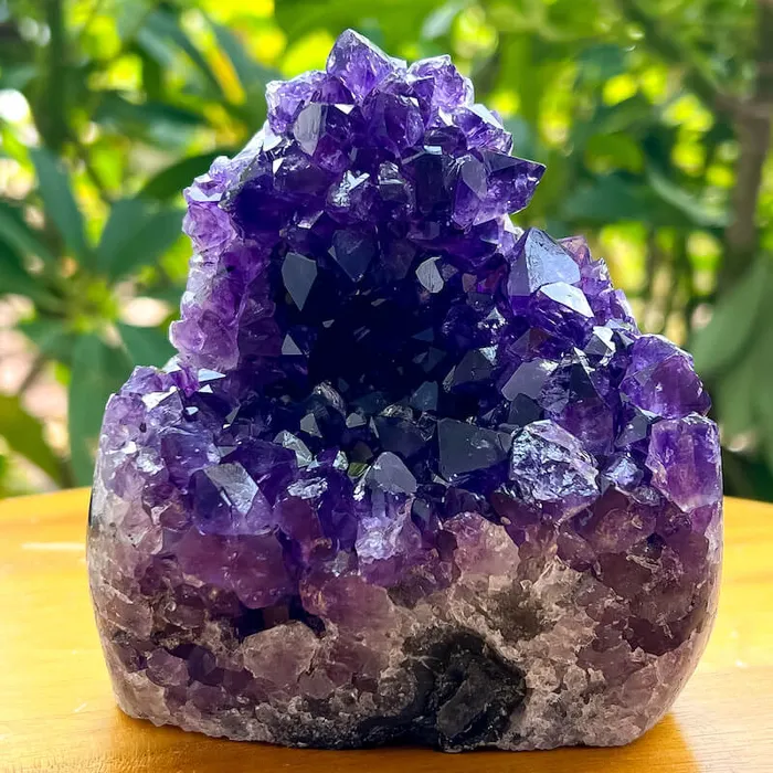Magic Crystals Charm Necklaces Polished Amethyst Geode Cluster Cathedral Amethyst Group 1