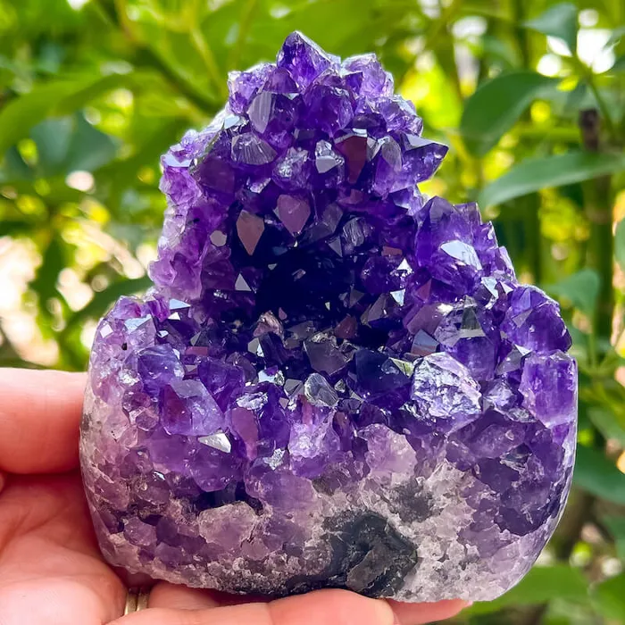 Magic Crystals Charm Necklaces Polished Amethyst Geode Cluster Cathedral Amethyst Group 1