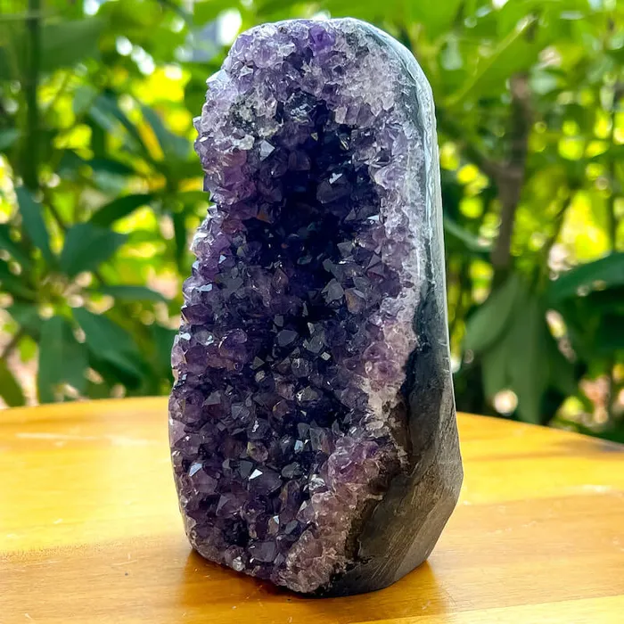 Magic Crystals Charm Necklaces Polished Amethyst Geode Cluster Cathedral Amethyst Group 1