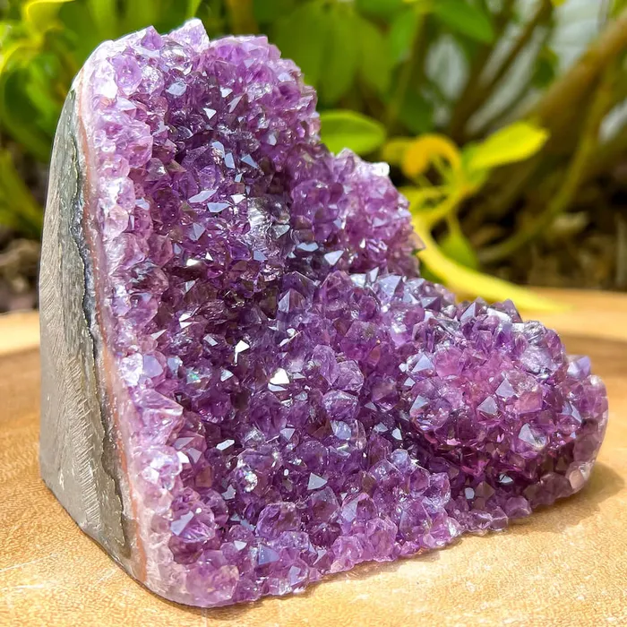 Magic Crystals Charm Necklaces Polished Amethyst Geode Cluster Cathedral Amethyst Group 1