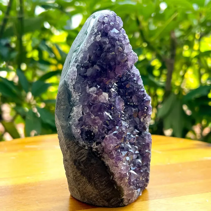 Magic Crystals Charm Necklaces Polished Amethyst Geode Cluster Cathedral Amethyst Group 1