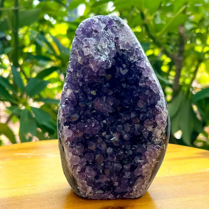 Magic Crystals Charm Necklaces Polished Amethyst Geode Cluster Cathedral Amethyst Group 1
