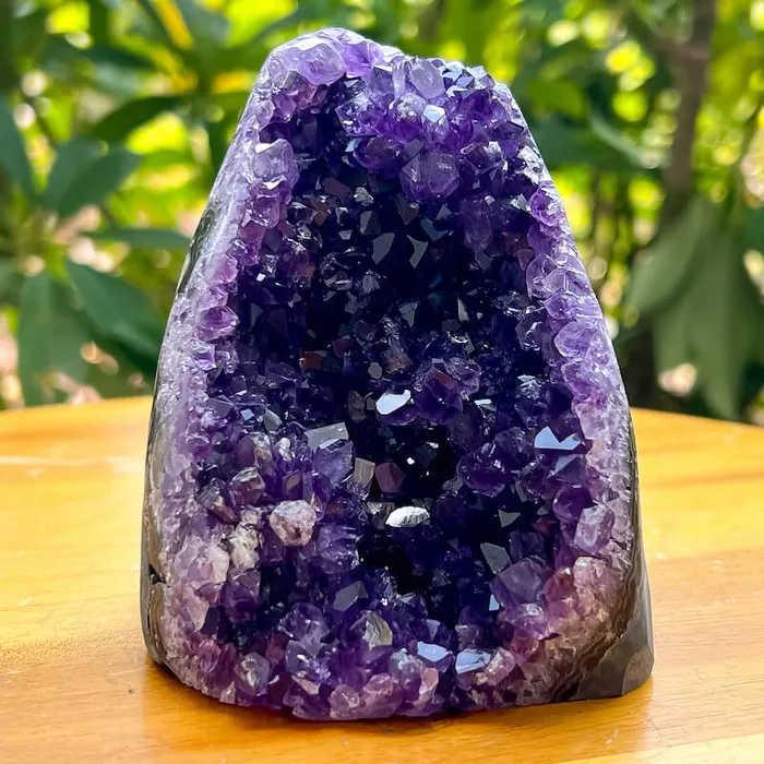 Magic Crystals Charm Necklaces Polished Amethyst Geode Cluster Cathedral Amethyst Group 1