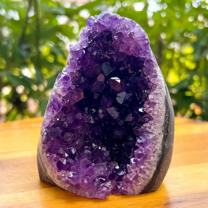 Magic Crystals Charm Necklaces Polished Amethyst Geode Cluster Cathedral Amethyst Group 1