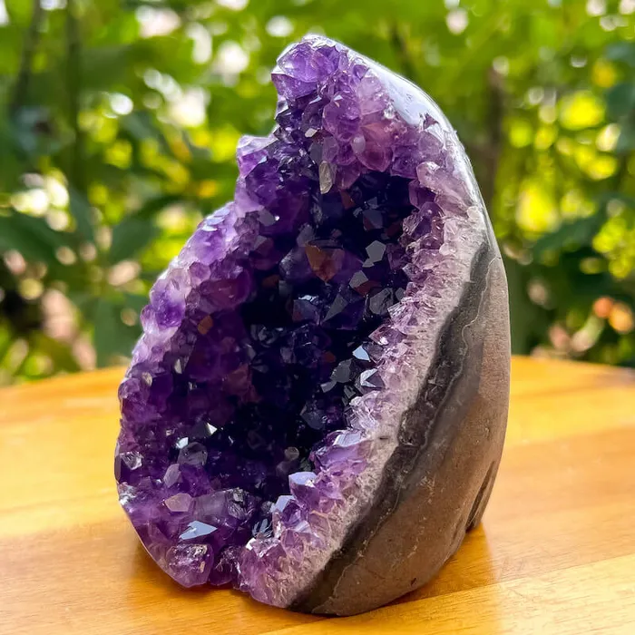 Magic Crystals Charm Necklaces Polished Amethyst Geode Cluster Cathedral Amethyst Group 1