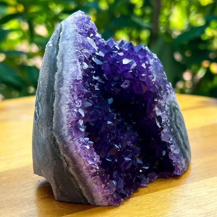Magic Crystals Charm Necklaces Polished Amethyst Geode Cluster Cathedral Amethyst Group 1