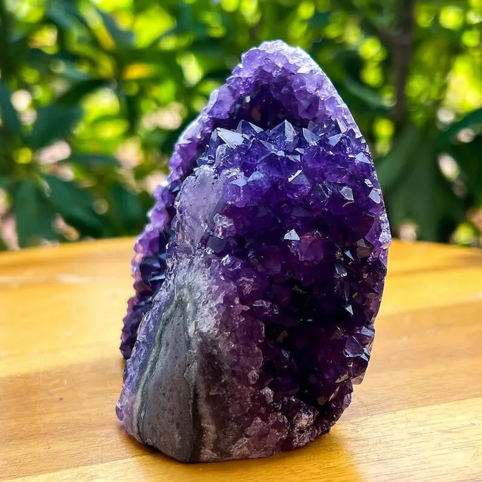Magic Crystals Charm Necklaces Polished Amethyst Geode Cluster Cathedral Amethyst Group 1