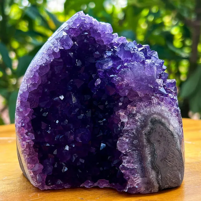 Magic Crystals Charm Necklaces Polished Amethyst Geode Cluster Cathedral Amethyst Group 1