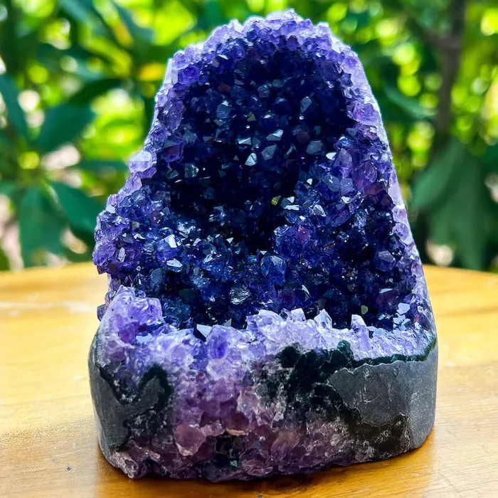 Magic Crystals Charm Necklaces Polished Amethyst Geode Cluster Cathedral Amethyst Group 1