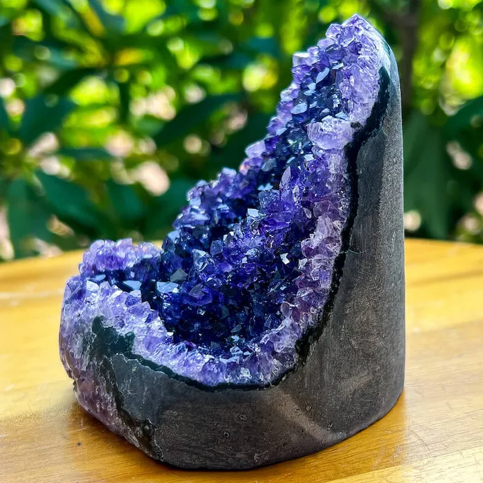 Magic Crystals Charm Necklaces Polished Amethyst Geode Cluster Cathedral Amethyst Group 1