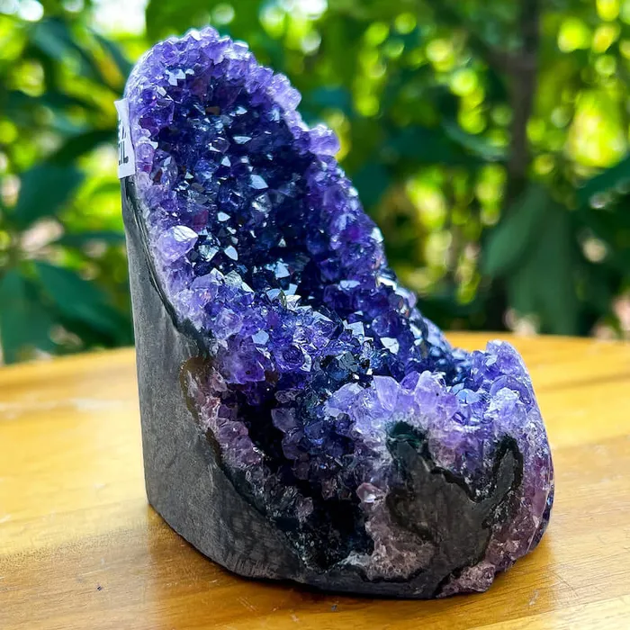 Magic Crystals Charm Necklaces Polished Amethyst Geode Cluster Cathedral Amethyst Group 1