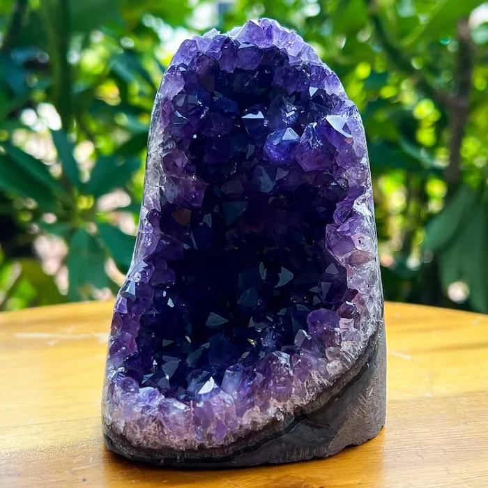 Magic Crystals Charm Necklaces Polished Amethyst Geode Cluster Cathedral Amethyst Group 1