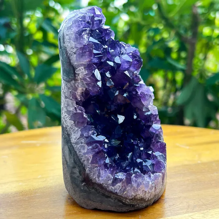 Magic Crystals Charm Necklaces Polished Amethyst Geode Cluster Cathedral Amethyst Group 1