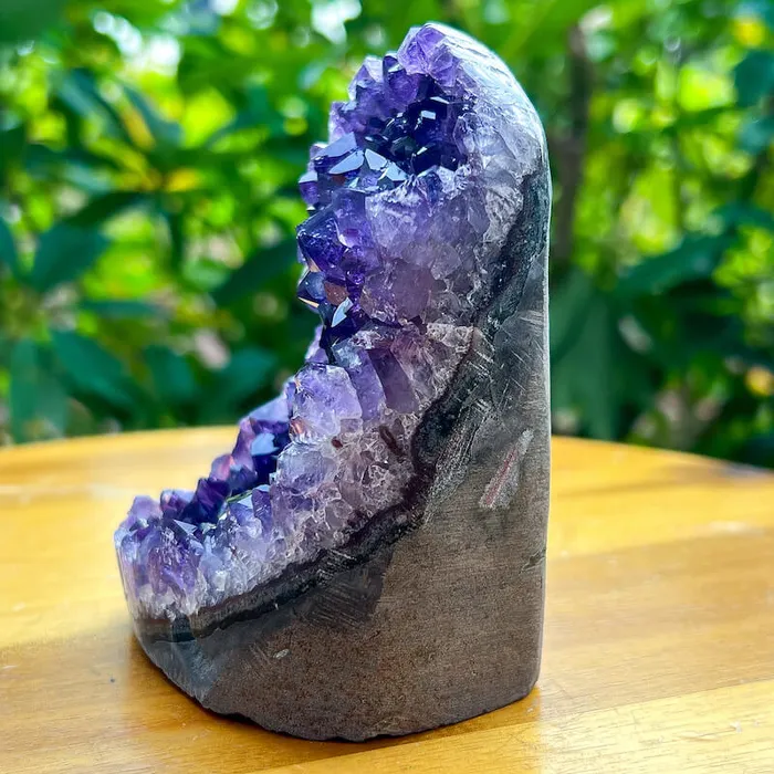 Magic Crystals Charm Necklaces Polished Amethyst Geode Cluster Cathedral Amethyst Group 1