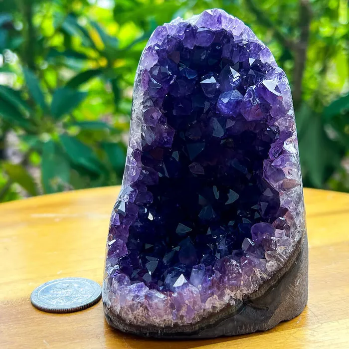 Magic Crystals Charm Necklaces Polished Amethyst Geode Cluster Cathedral Amethyst Group 1