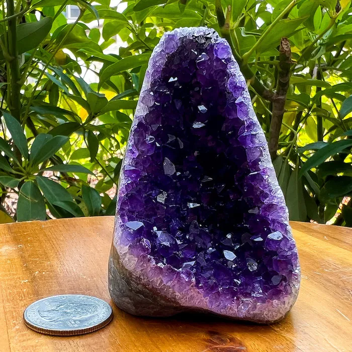 Magic Crystals Charm Necklaces Polished Amethyst Geode Cluster Cathedral Amethyst Group 1