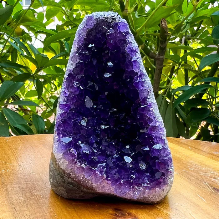 Magic Crystals Charm Necklaces Polished Amethyst Geode Cluster Cathedral Amethyst Group 1