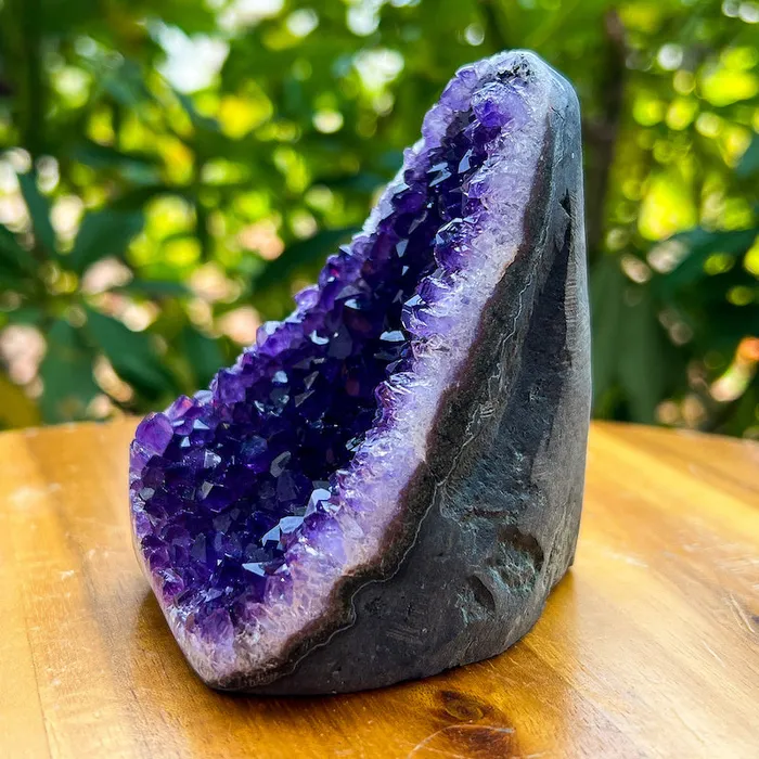 Magic Crystals Charm Necklaces Polished Amethyst Geode Cluster Cathedral Amethyst Group 1