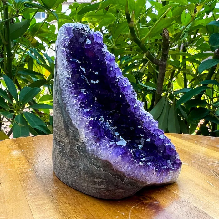 Magic Crystals Charm Necklaces Polished Amethyst Geode Cluster Cathedral Amethyst Group 1