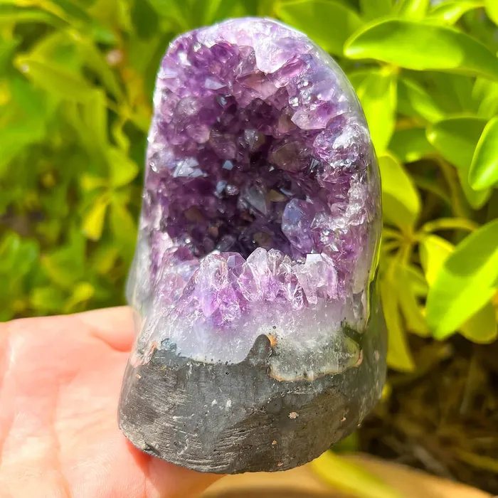 Magic Crystals Charm Necklaces Polished Amethyst Geode Cluster Cathedral Amethyst Group 1