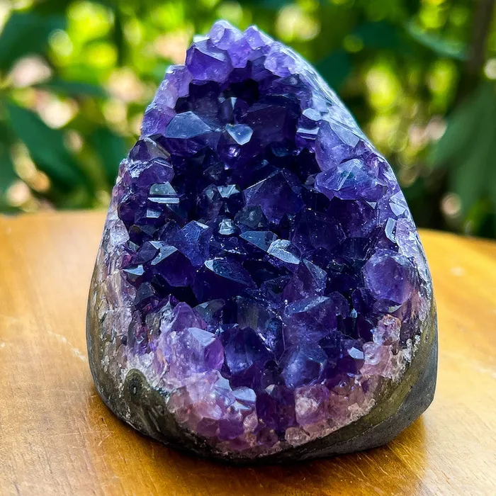 Magic Crystals Charm Necklaces Polished Amethyst Geode Cluster Cathedral Amethyst Group 1