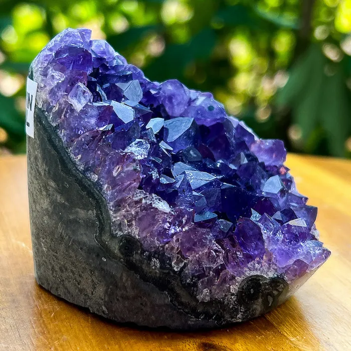 Magic Crystals Charm Necklaces Polished Amethyst Geode Cluster Cathedral Amethyst Group 1