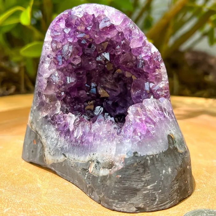 Magic Crystals Charm Necklaces Polished Amethyst Geode Cluster Cathedral Amethyst Group 1