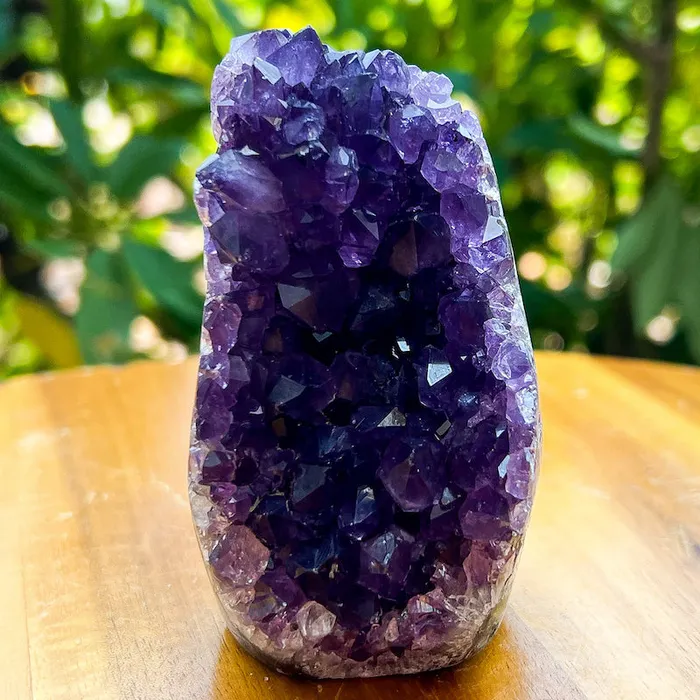 Magic Crystals Charm Necklaces Polished Amethyst Geode Cluster Cathedral Amethyst Group 1