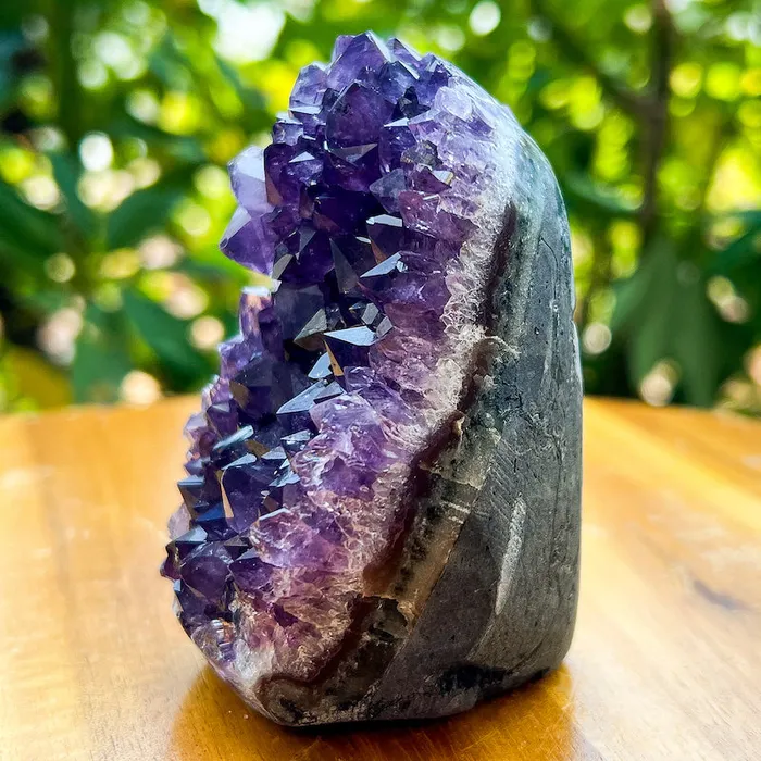 Magic Crystals Charm Necklaces Polished Amethyst Geode Cluster Cathedral Amethyst Group 1