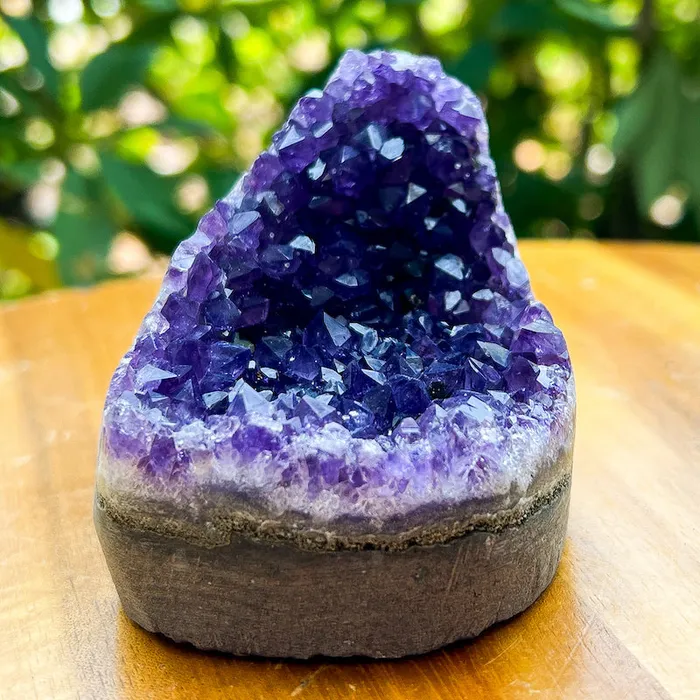 Magic Crystals Charm Necklaces Polished Amethyst Geode Cluster Cathedral Amethyst Group 1