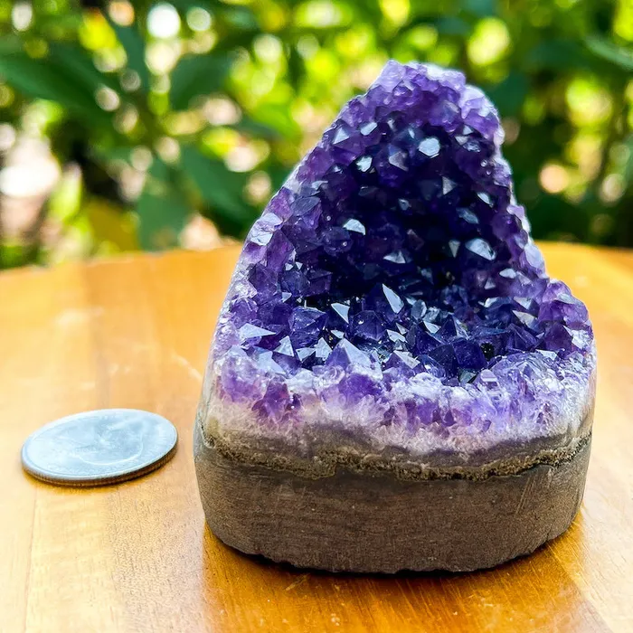 Magic Crystals Charm Necklaces Polished Amethyst Geode Cluster Cathedral Amethyst Group 1