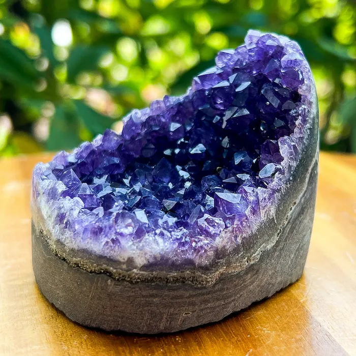 Magic Crystals Charm Necklaces Polished Amethyst Geode Cluster Cathedral Amethyst Group 1