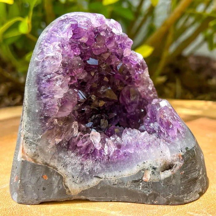Magic Crystals Charm Necklaces Polished Amethyst Geode Cluster Cathedral Amethyst Group 1